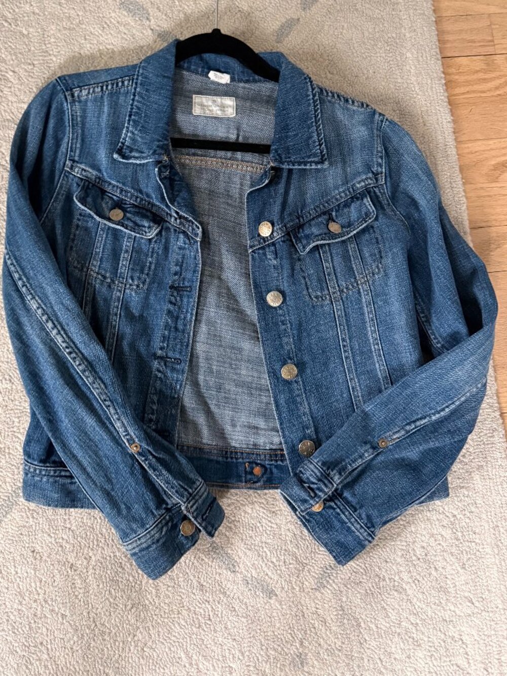 J. Crew Stone Wash Jean Jacket Size Small